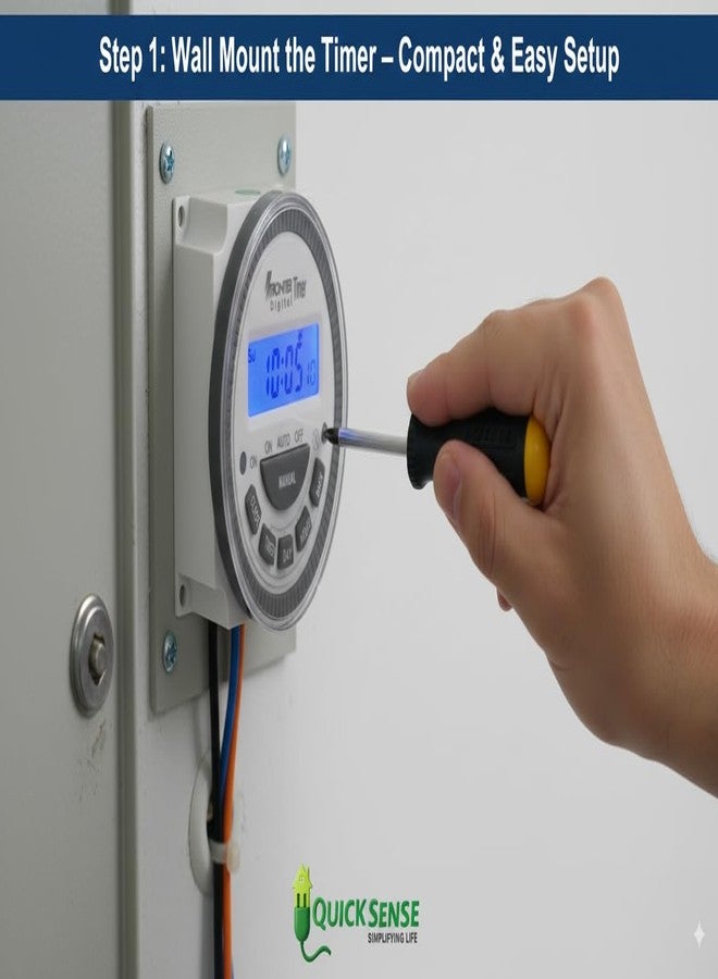 Quick Sense QS-619 4-Pin Digital Timer Switch | Universal Panel Mount | Programmable Countdown | DC/AC 12-240V | LCD Display | Automation Timer for Home, Industrial & Panel Applications - Image 4